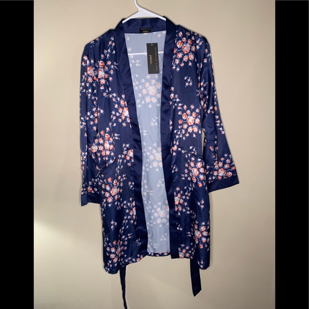 Womens silk robe